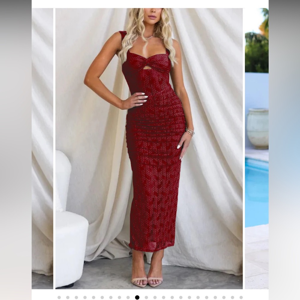 Red dress